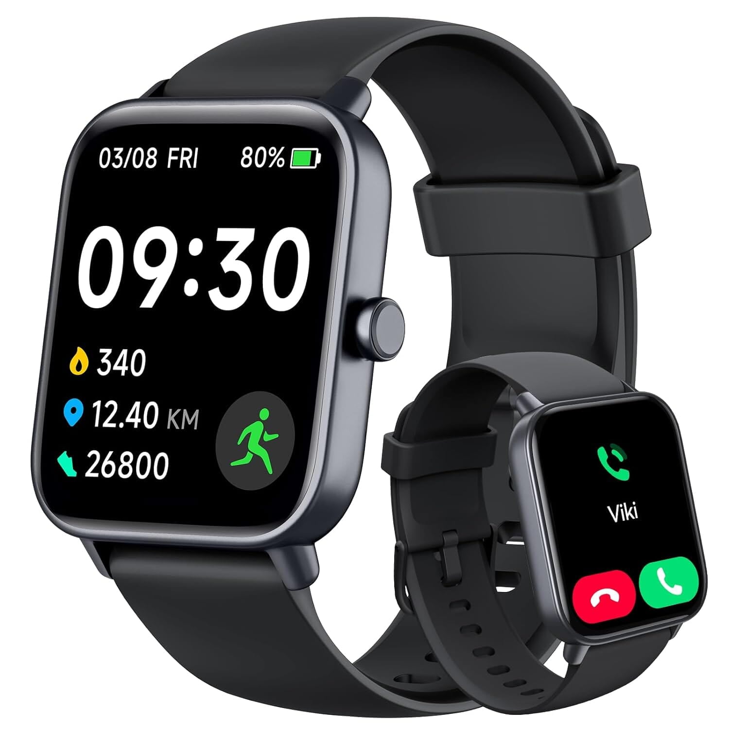 "Stylish smartwatch with a vibrant touchscreen display, fitness tracking, heart rate monitor, and sleek design for everyday use." "Stylish smartwatch with a vibrant touchscreen display, fitness tracking, heart rate monitor, and sleek design for everyday use."