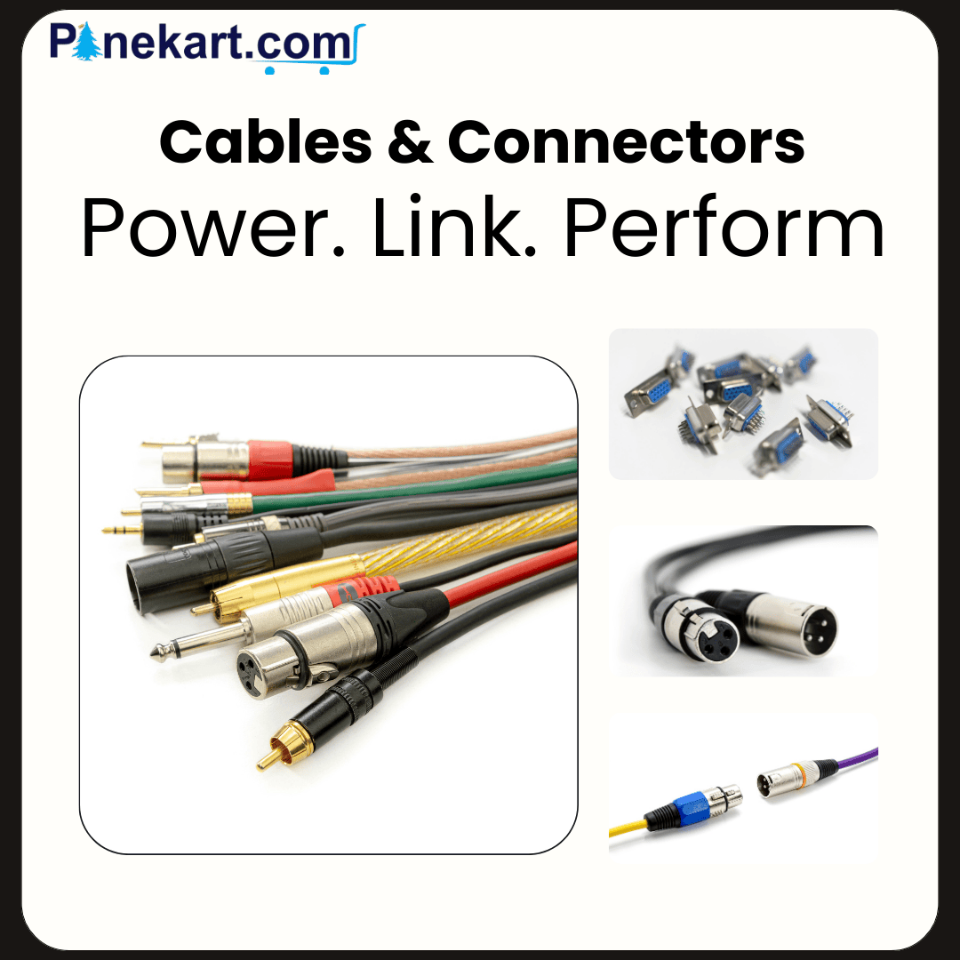 High-quality cables and connectors for fast charging, data transfer, and reliable device connectivity
