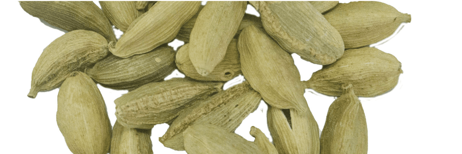 Cardamom pods with health benefits and culinary uses