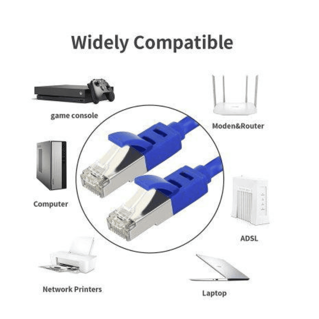 RJ45 CAT5 Patch Cord Cable for reliable and high-speed network connections between devices.