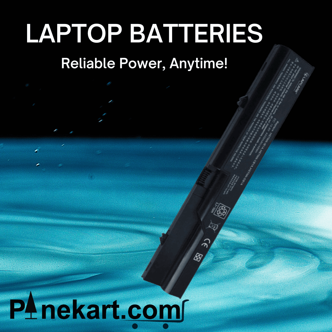 "Close-up of a laptop battery with a sleek, rectangular design, featuring multiple cells and connectors, designed to provide portable power to laptops. The battery is shown in a neutral position, ready for installation or replacement." "Close-up of a laptop battery with a sleek, rectangular design, featuring multiple cells and connectors, designed to provide portable power to laptops. The battery is shown in a neutral position, ready for installation or replacement."