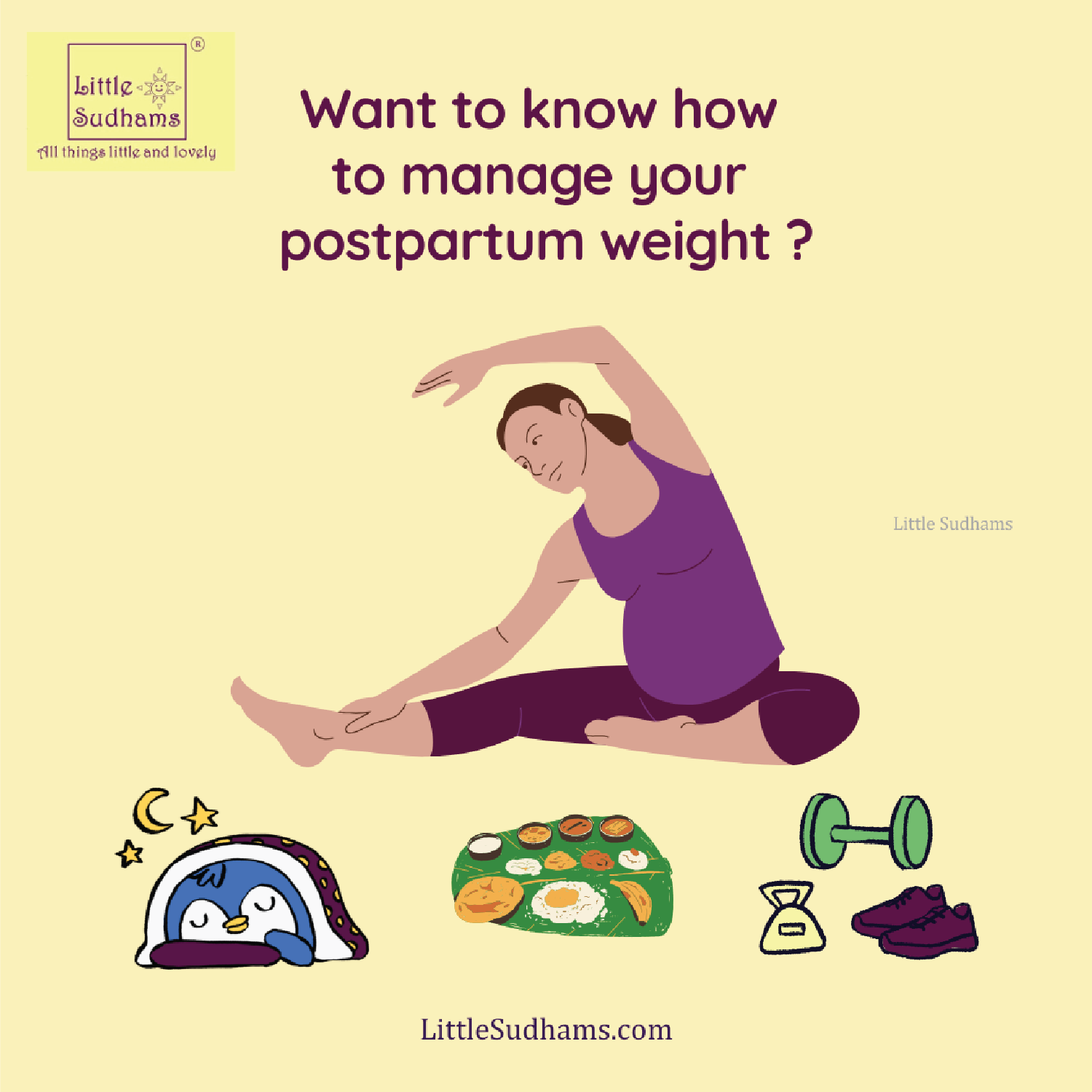 A pregnant lady exercising to manage your postpartum weight A pregnant lady exercising to manage your postpartum weight