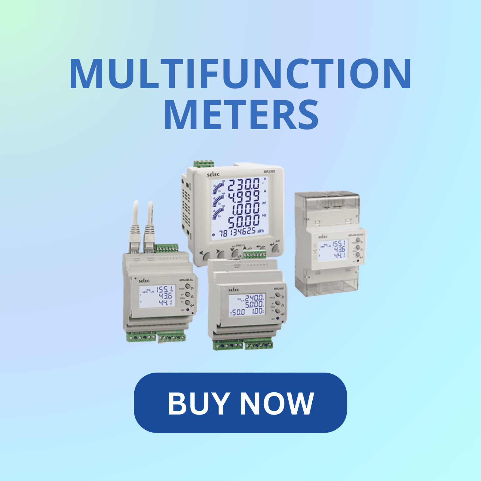Selec multifunction meter for comprehensive electrical parameter monitoring