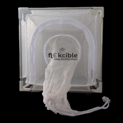 Aluminum flekcible insect rearing cages for rearing insects and mosquitoes in USA