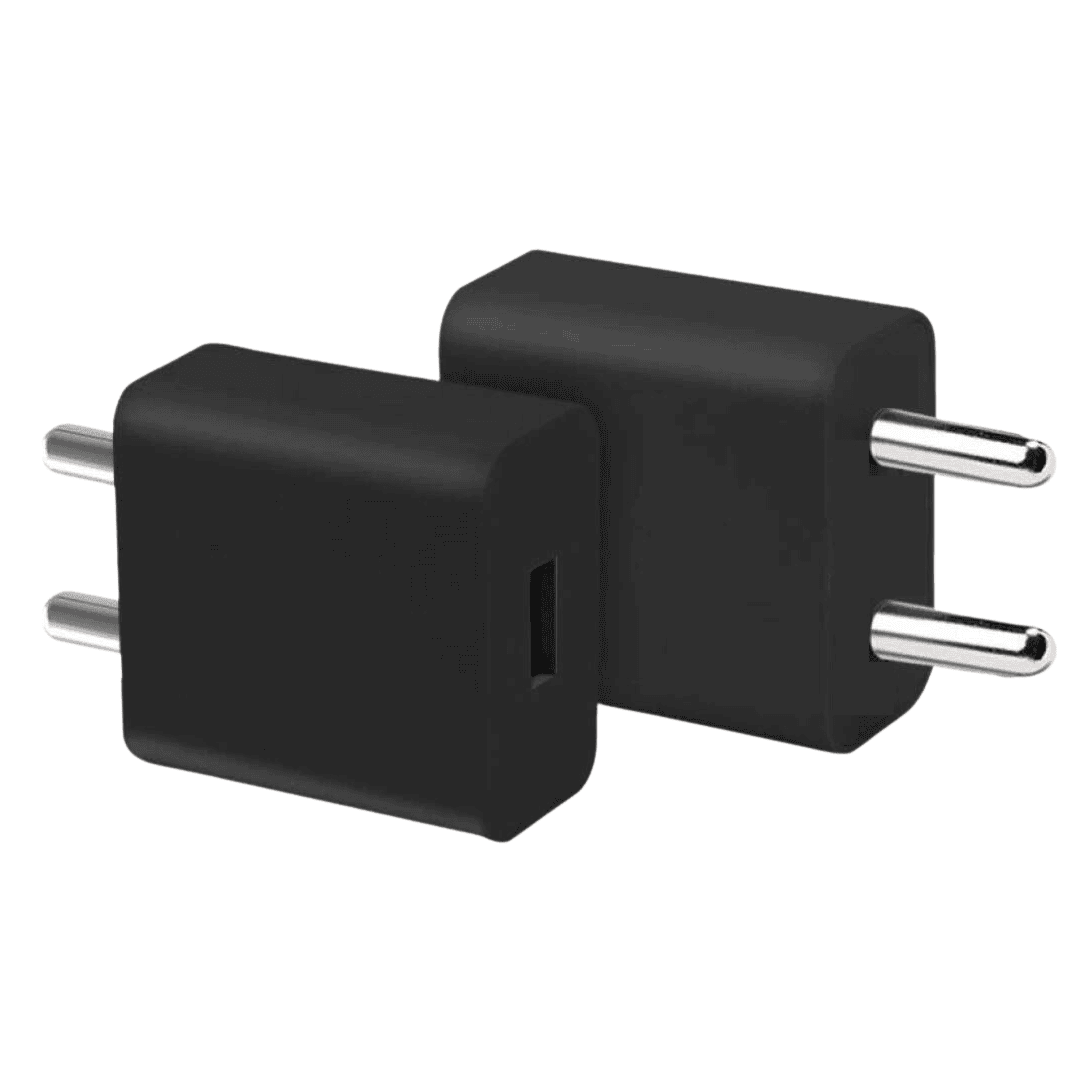 "Standard USB adapter with a compact design, featuring one or more USB ports for charging and data transfer between devices."
