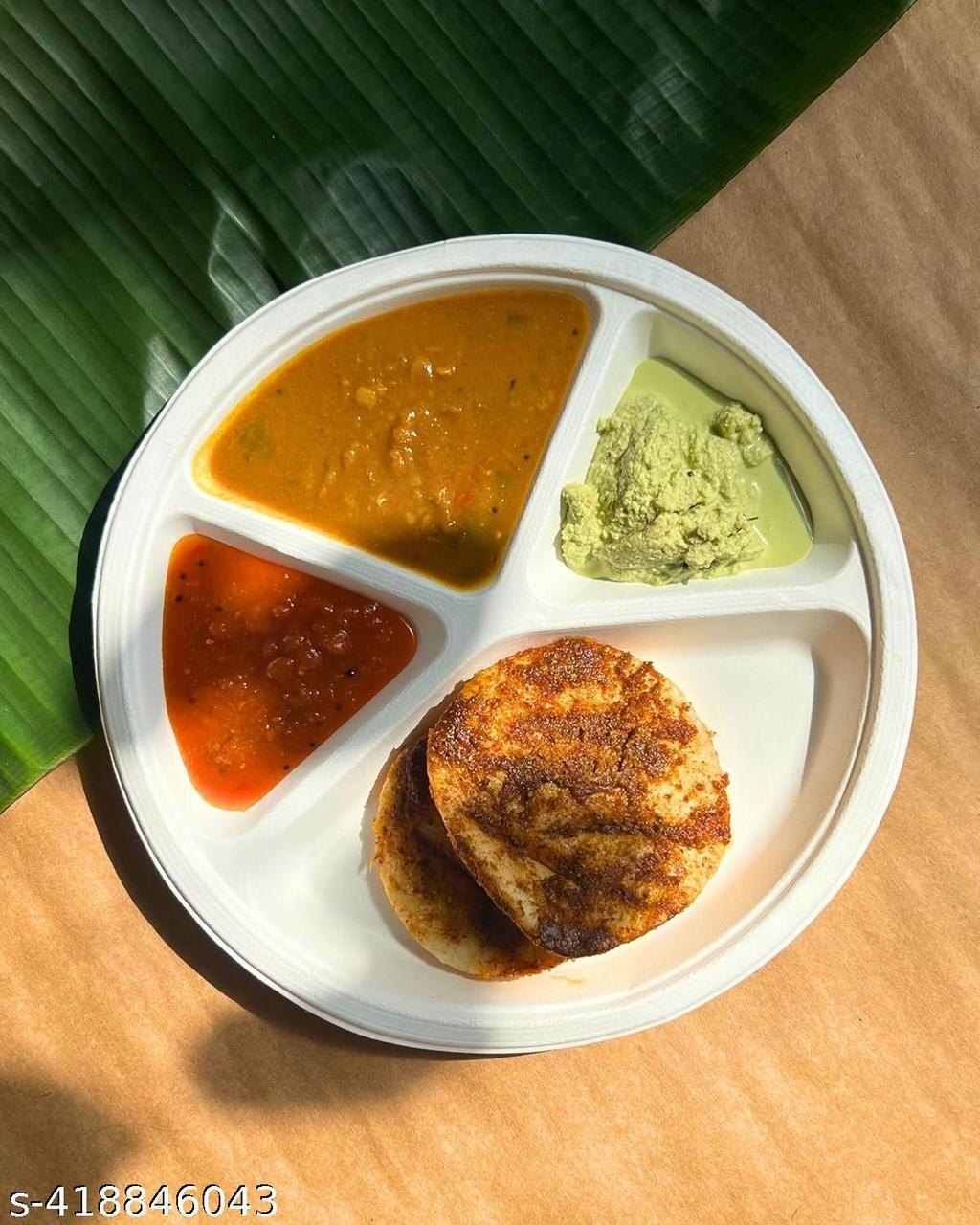 (CP) Sugar Cane Round Plate