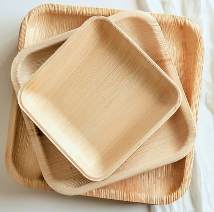 Areca Square Plates