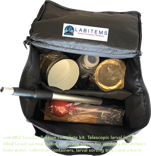 Field kit for entomological collections Field kit for entomological collections