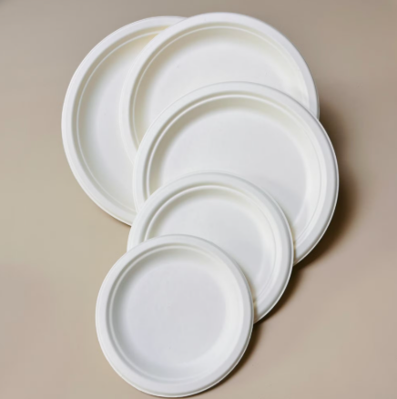 Sugarcane Round Plates Sugarcane Round Plates
