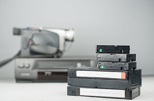 Old Video Cassettes