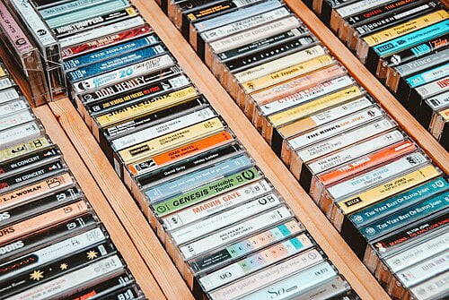 Old Audio Cassettes