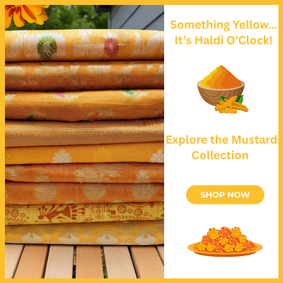 Yellow for Haldi