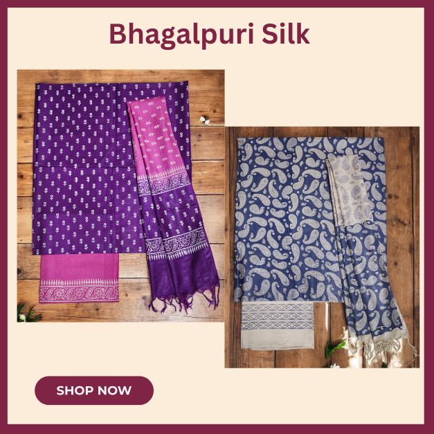 Bhagalpuri Silk Suit Set