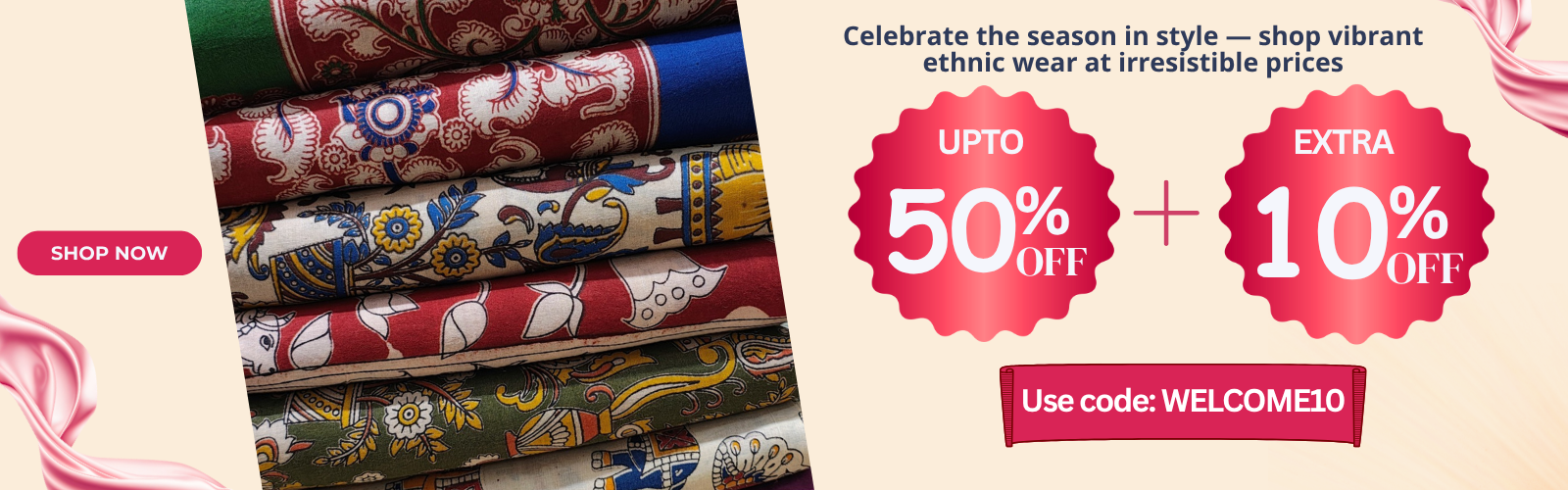Ethnic Wear - Shop Online Indian Ethnic Wear for Women & Girls - discounted offer