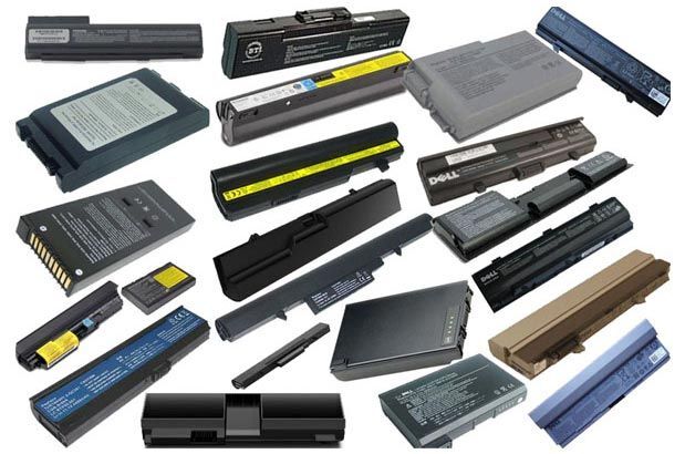 "A close-up image of a laptop battery, showing its design, power specifications, and connector pins, commonly used for replacing or upgrading laptop power sources."