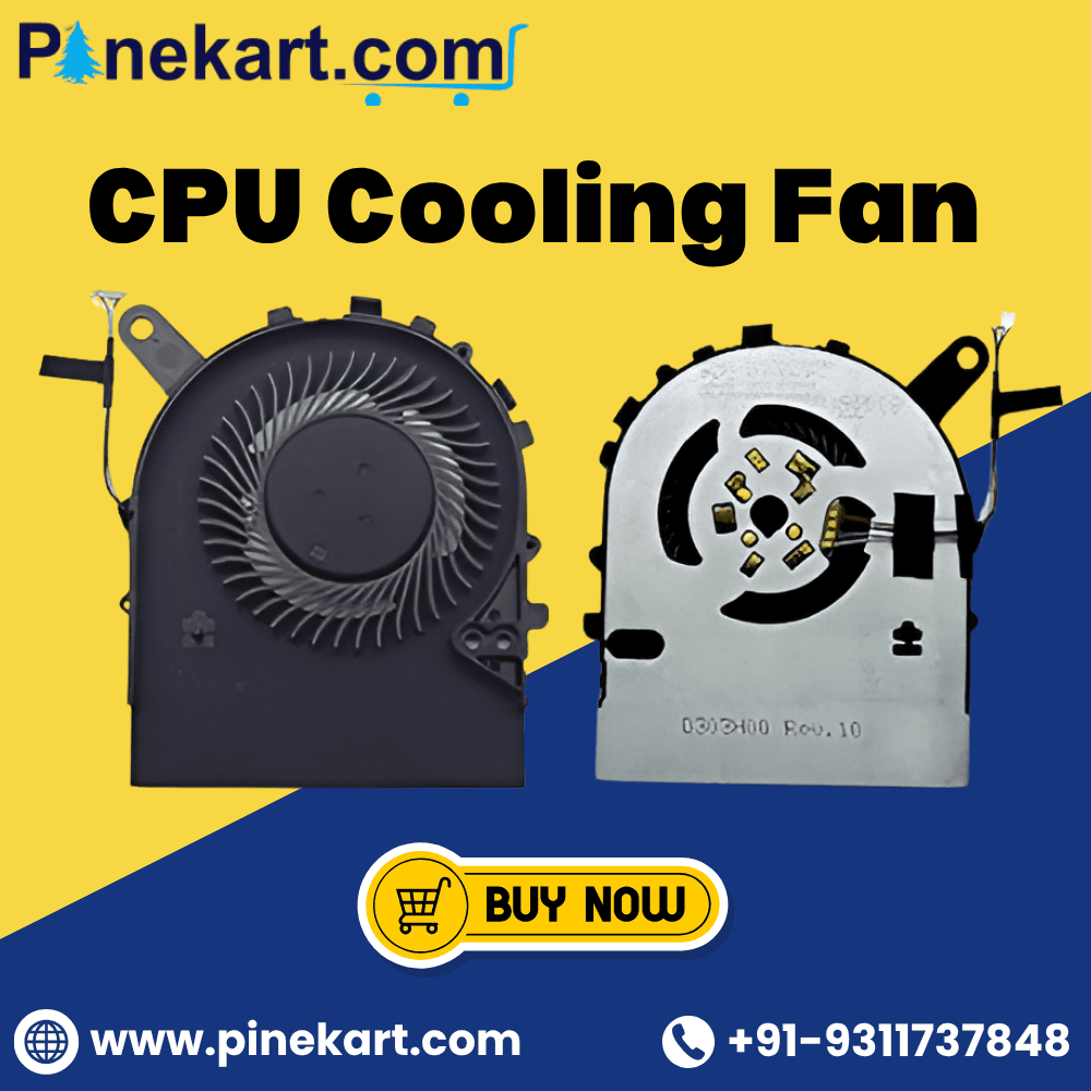 Laptop CPU fan for efficient cooling and heat management