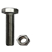 35MM - SS Nut and Bolt  - M12