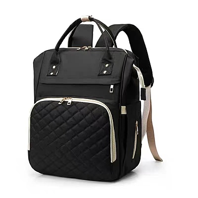Multi-functional Mommy Bag Crib Backpack with USB support, Large Capacity Mother and Baby Bag Folding Mommy Bag Multi-functional Mommy Bag Crib Backpack with USB support, Large Capacity Mother and Baby Bag Folding Mommy Bag