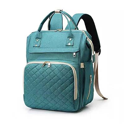 Multi-functional Mommy Bag Crib Backpack with USB support, Large Capacity Mother and Baby Bag Folding Mommy Bag Multi-functional Mommy Bag Crib Backpack with USB support, Large Capacity Mother and Baby Bag Folding Mommy Bag