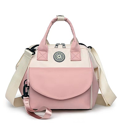 Small Travel Diaper Bag Backpack Mini Diaper Tote Portable Crossbody Diaper Changing Backpack with Insulated Pocket