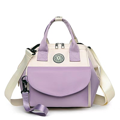 Small Travel Diaper Bag Backpack Mini Diaper Tote Portable Crossbody Diaper Changing Backpack with Insulated Pocket