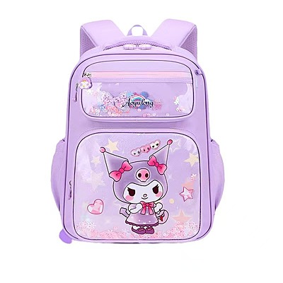Kuromi Mymelody Cinnamoroll Schoolbag Girls Cute Backpack Children's Cartoon Anime Backpack Elementary School Bag