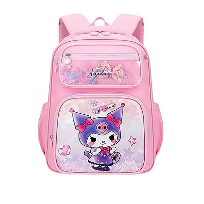 Kuromi Mymelody Cinnamoroll Schoolbag Girls Cute Backpack Children's Cartoon Anime Backpack Elementary School Bag