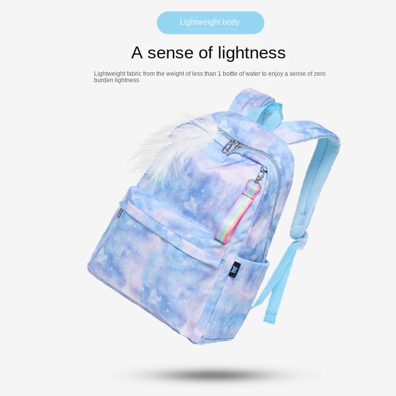 High School Water-Repellent Lightweight College Students' Fashion INS Wind Backpack Stylish School Bag rainbow colours High School Water-Repellent Lightweight College Students' Fashion INS Wind Backpack Stylish School Bag rainbow colours
