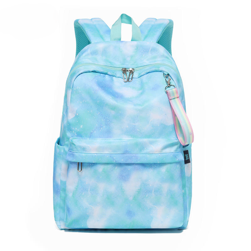 High School Water-Repellent Lightweight College Students' Fashion INS Wind Backpack Stylish School Bag rainbow colours High School Water-Repellent Lightweight College Students' Fashion INS Wind Backpack Stylish School Bag rainbow colours
