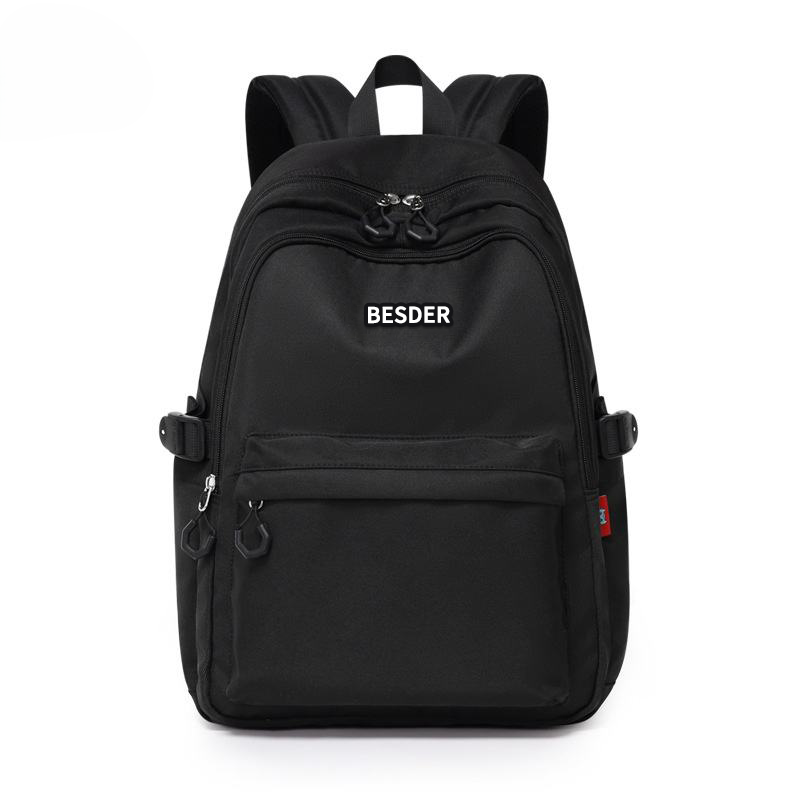 Minimalist Solid Color Unisex Backpacks Leisure Men's Backpack Large Capacity School Bag Women Waterproof Travel Laptop Backpack