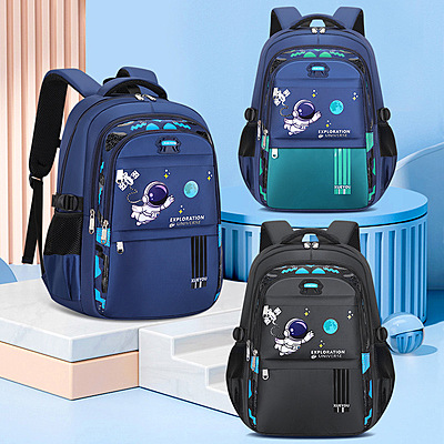 Waterproof Children's Backpack Light Oxford Astronaut Pattern Boys , girls Cartoon School Bag Waterproof Children's Backpack Light Oxford Astronaut Pattern Boys , girls Cartoon School Bag