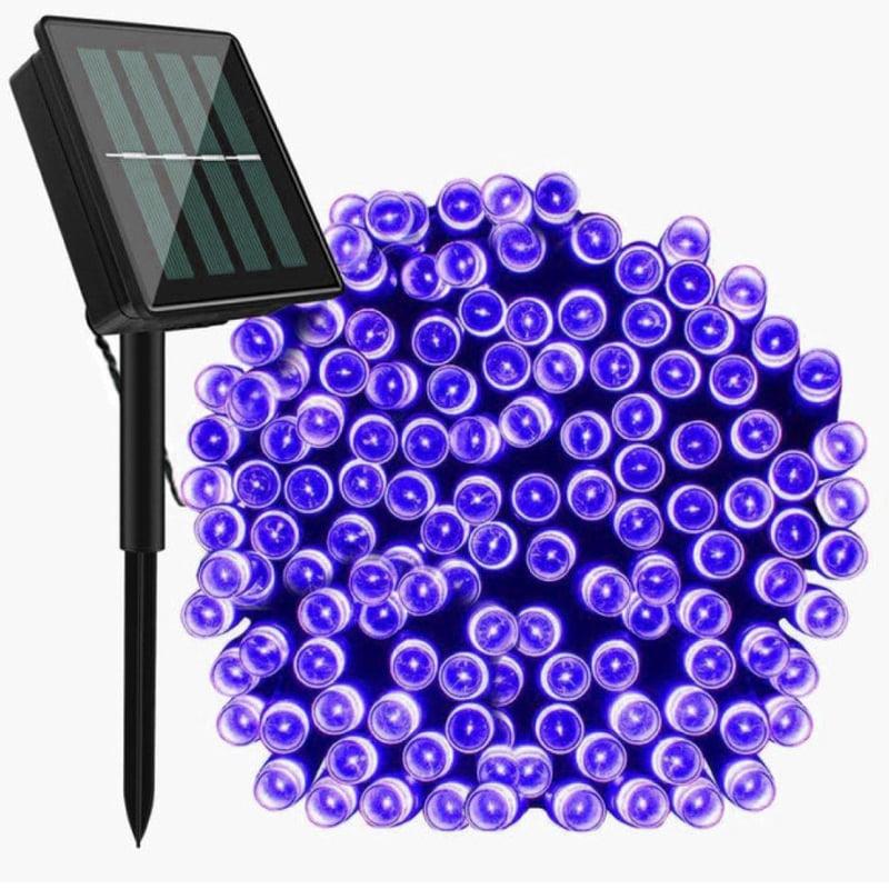 Blue Outdoor Solar String Lights,8 Modes WONFAST Waterproof 72ft 200led Solar Christmas Fairy Lights Ambiance Blue Outdoor Solar String Lights,8 Modes WONFAST Waterproof 72ft 200led Solar Christmas Fairy Lights Ambiance