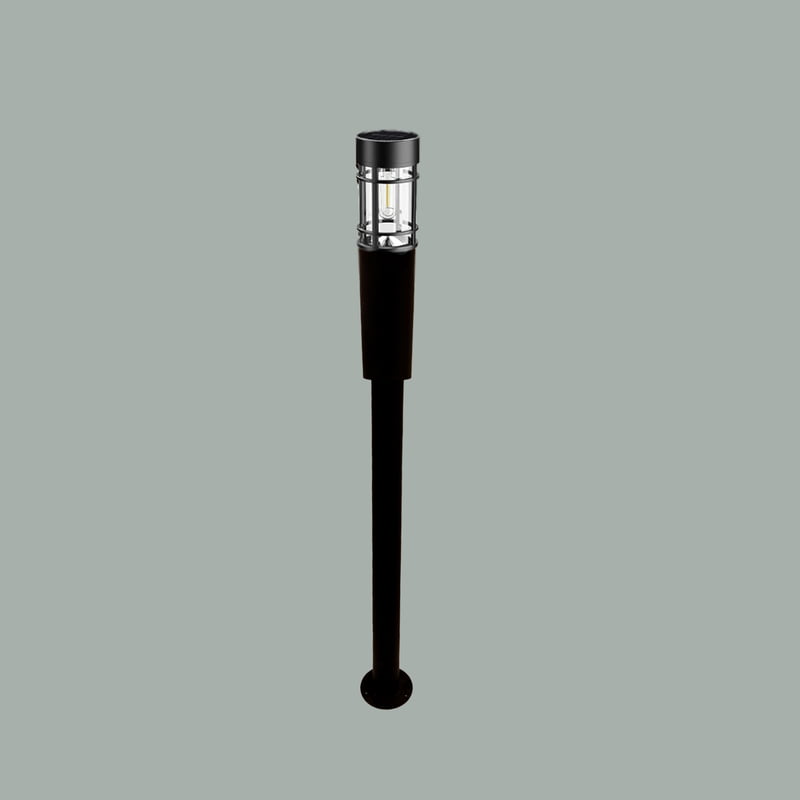 BOLLARD ROCKET  Bright Solar Lights Outdoor Waterproof IP65, LED Solar Garden Lights Metal Outdoor Solar Lights for Yard