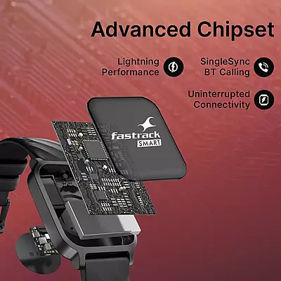 Fastrack Revoltt FS1-1.83''BT Calling Fast Charge 110+ Sports Mode 200+ WatchFaces IP68 Smartwatch