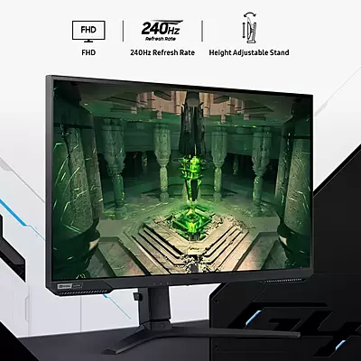 Samsung G4 27-Inch Gaming Monitor,240Hz, IPS Panel, 1080p FHD, AMD FreeSync Premium, LS27BG402EWXXL Samsung G4 27-Inch Gaming Monitor,240Hz, IPS Panel, 1080p FHD, AMD FreeSync Premium, LS27BG402EWXXL