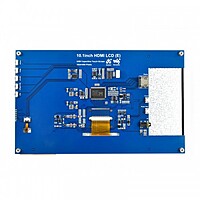10.1inch Resistive Touch Screen LCD, 1024×600, HDMI, IPS, Supports Raspberry Pi / PC
