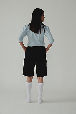 Round Neck Crop Tee