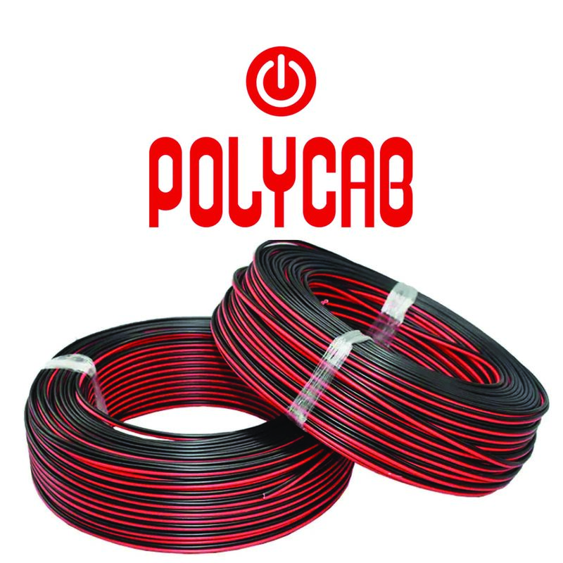 6 sq.mm DC Cable (Black with Red Stripe)
