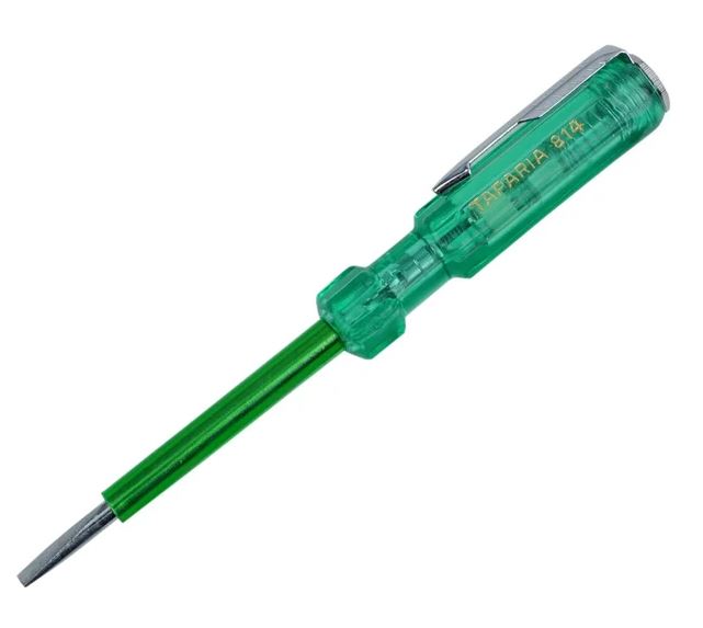 Voltage Line Tester with 2 in 1 Plus Minus Screwdriver (100V-500V AC)