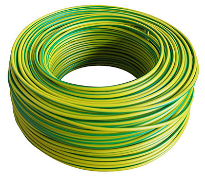 Aluminium Earthing cables green 6 sq.mm