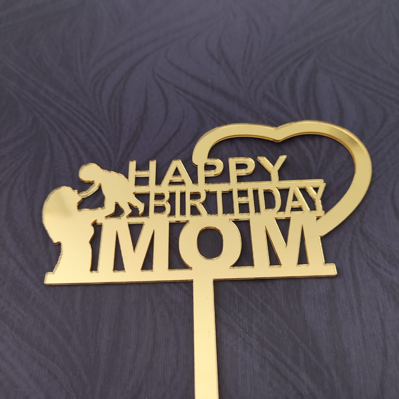 Happy Birthday Acrylic Topper 02 Happy Birthday Acrylic Topper 02
