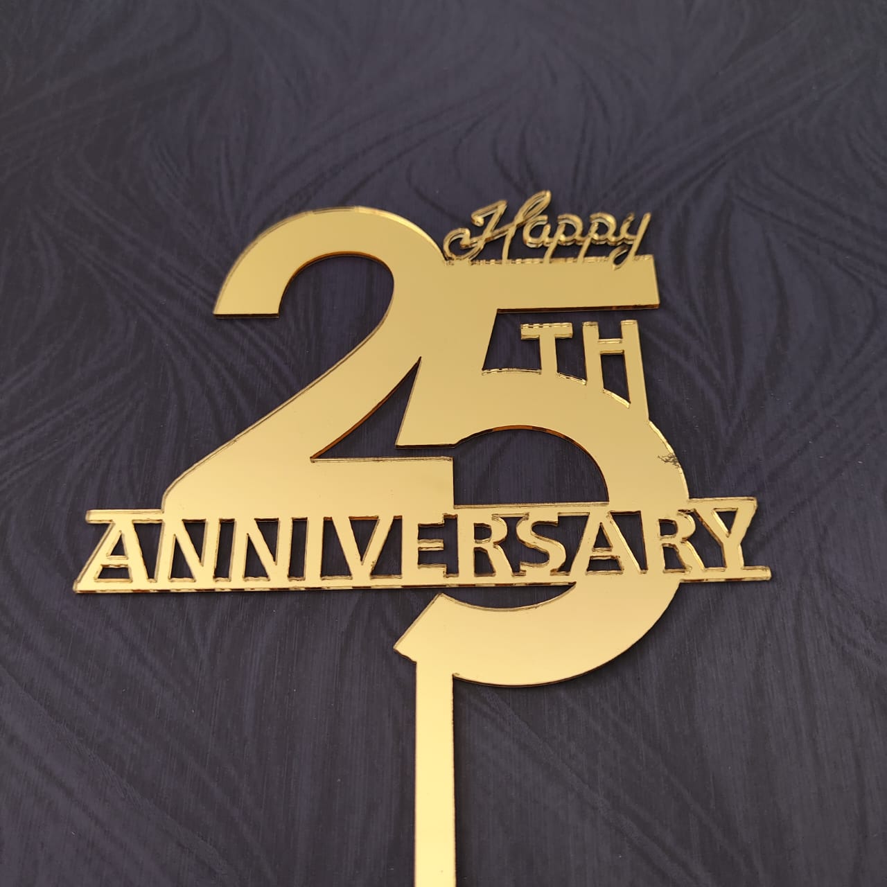 Happy Anniversary Acrylic Topper 04 Happy Anniversary Acrylic Topper 04
