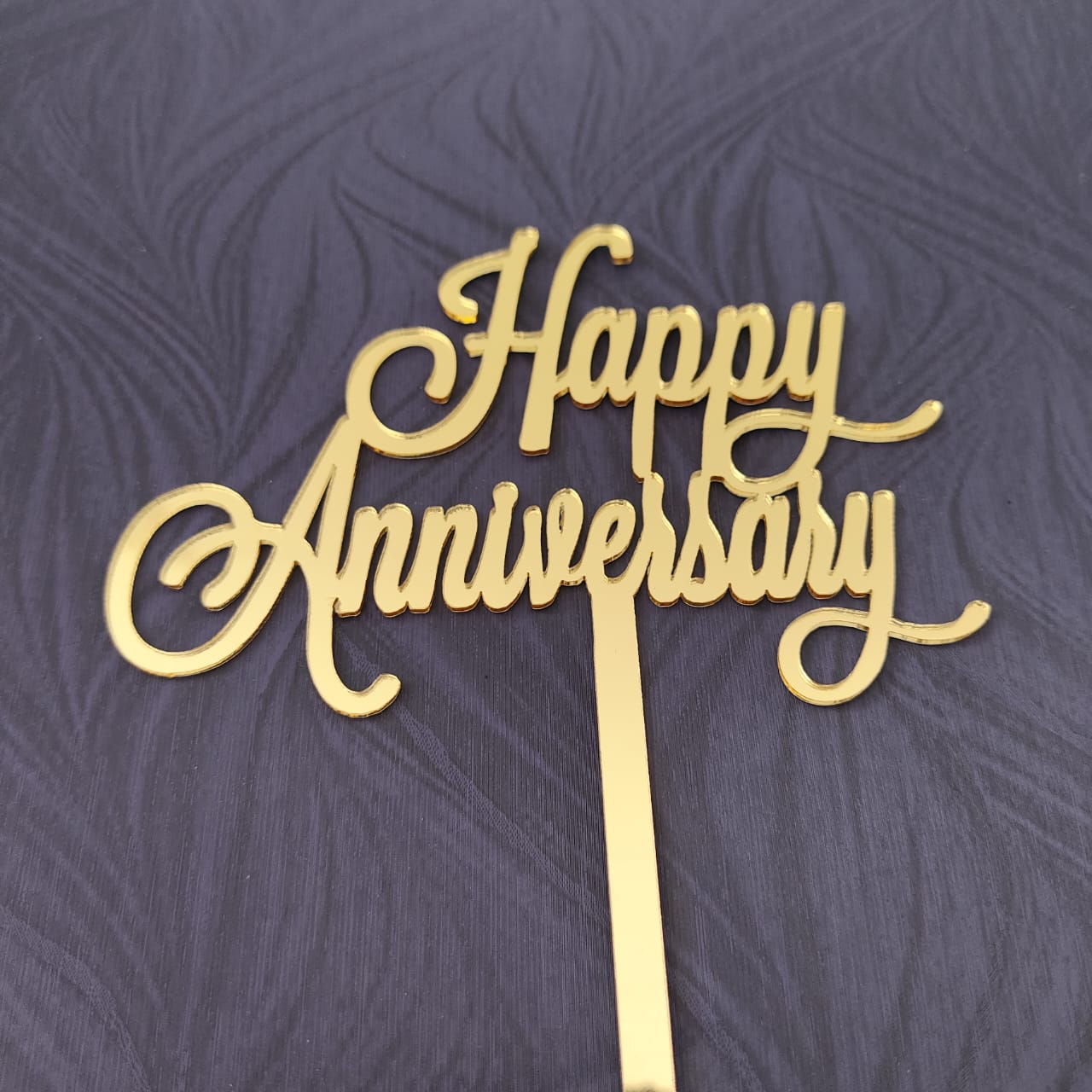 Happy Anniversary Acrylic Topper 05 Happy Anniversary Acrylic Topper 05