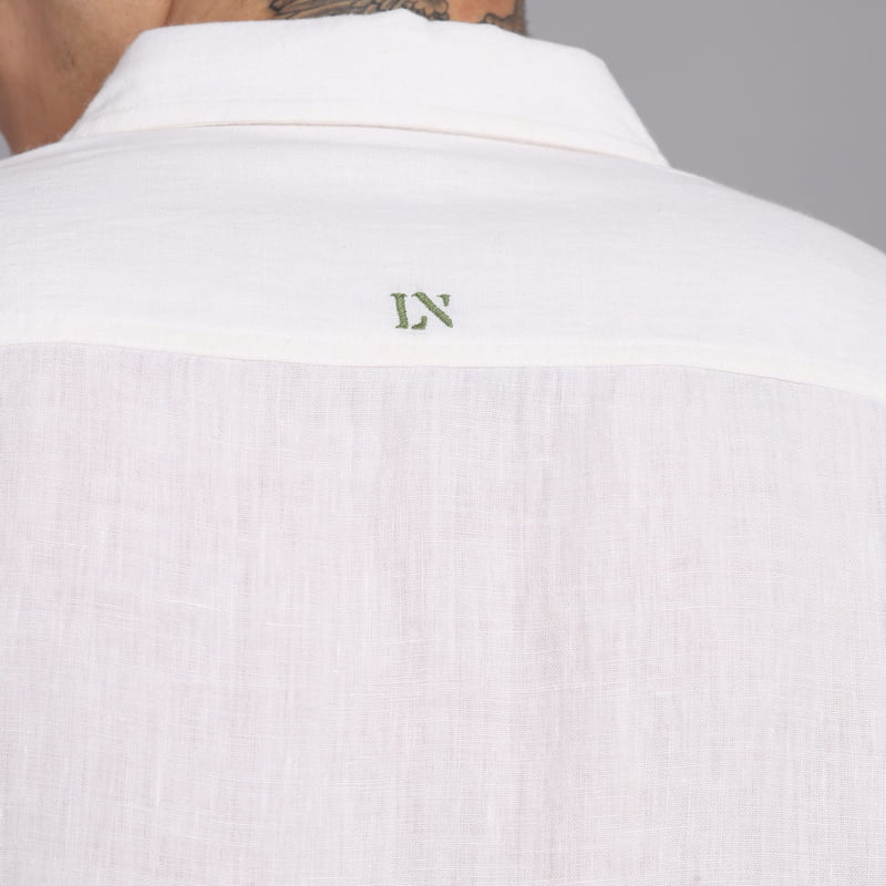 Salus Regular Collared Linen Shirt