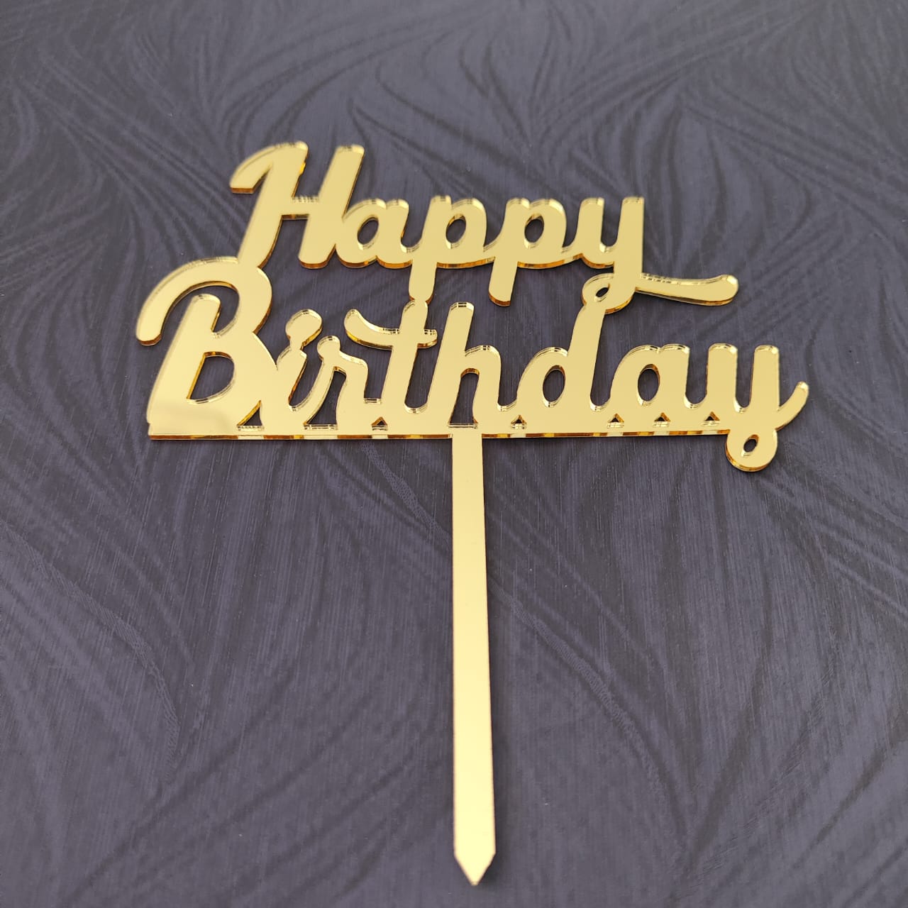 Happy Birthday Acrylic Topper 06 Happy Birthday Acrylic Topper 06