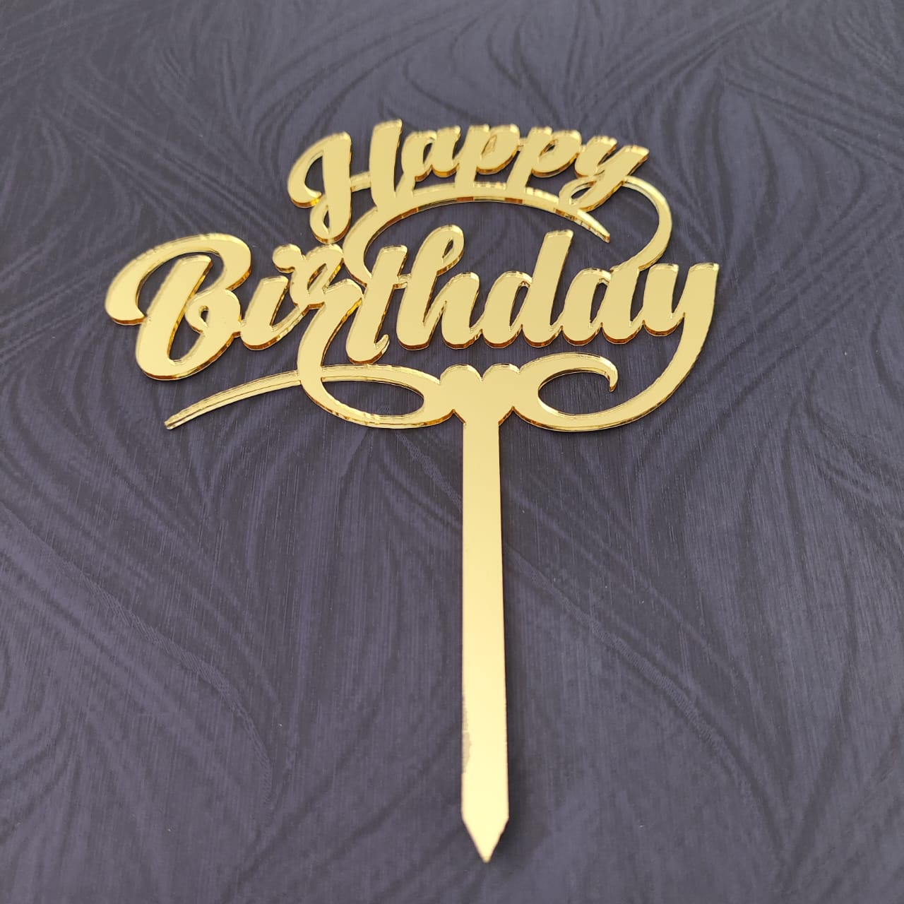 Happy Birthday Acrylic Topper 07 Happy Birthday Acrylic Topper 07