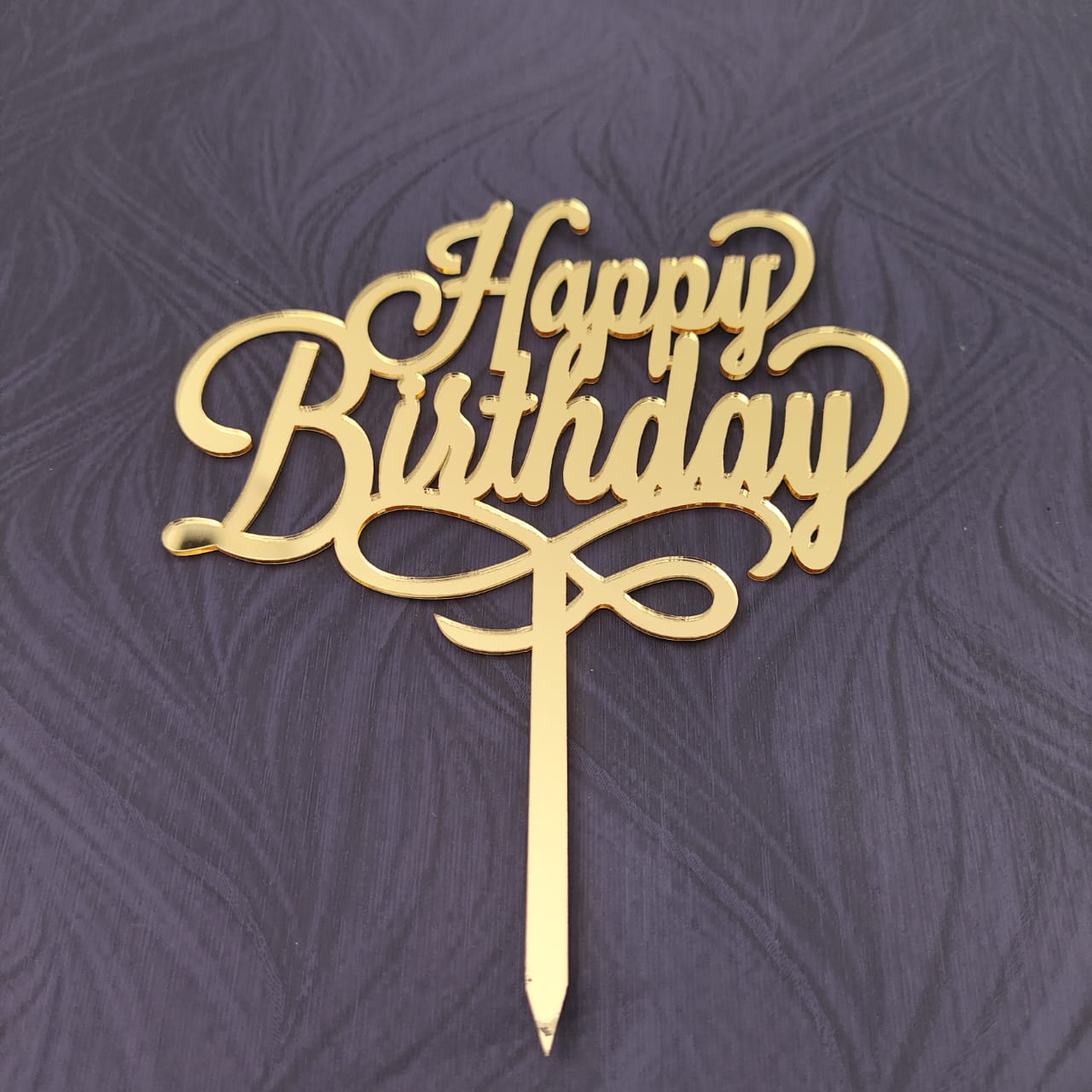 Happy Birthday Acrylic Topper 08 Happy Birthday Acrylic Topper 08