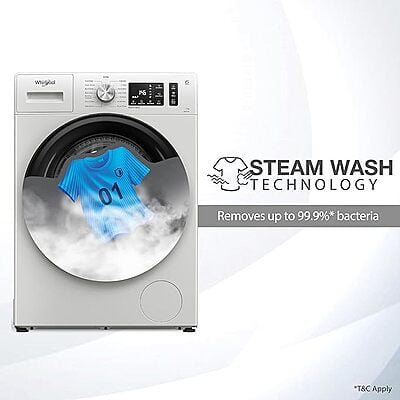 Whirlpool 7 Kg Steam Technology Inverter Front Load Washing Machine Whirlpool 7 Kg Steam Technology Inverter Front Load Washing Machine