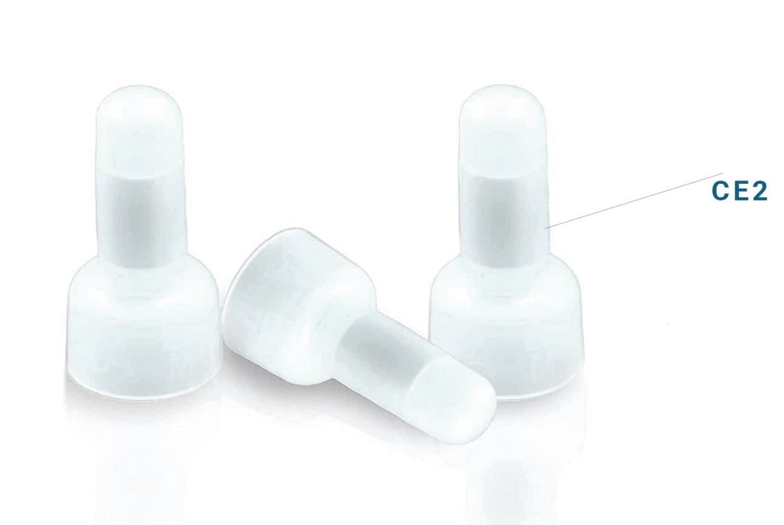 Closed End Cable Cap Crimp Connector - Protective Closed End Wire Terminals (Pack of 10)