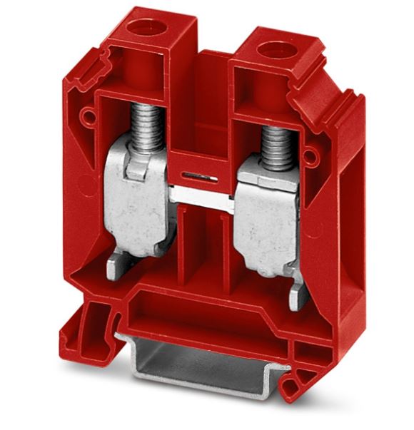 TERMINAL BLOCK POLYMIDE upto 25 sqmm  - FTS25P RED WITH END PLATE